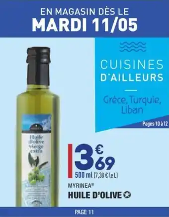 ALDI Huile d'olive offre