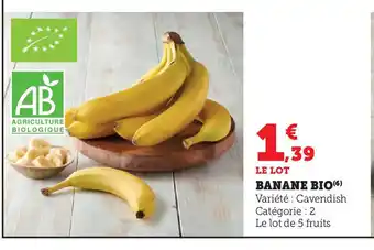 U Express Banane bio offre