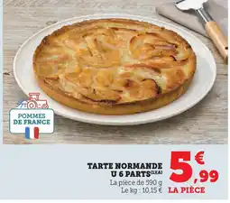 U Express Tarte normande u 6 parts offre