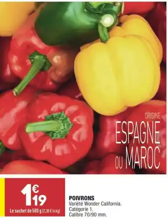 ALDI Poivrons offre