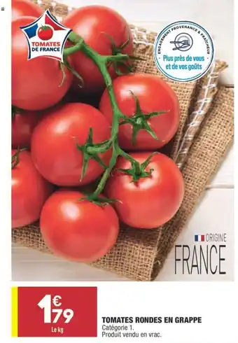 ALDI Tomates rondes en grappe offre
