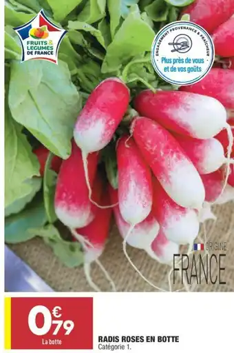 ALDI Radis roses en botte offre