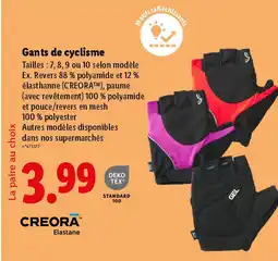 Lidl Gants de cyclisme offre