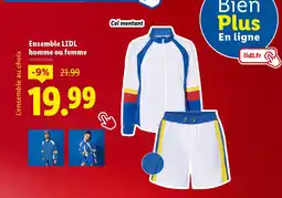 Lidl LIDL Ensemble homme ou femme offre