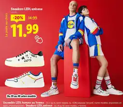Lidl LIDL Sneakers unisexe offre