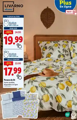 Lidl LIVARNO HOME Parure de lit offre
