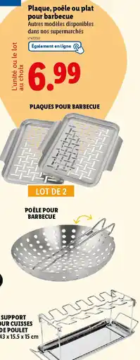 Lidl Plaque, poêle ou plat pour barbecue offre