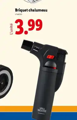 Lidl Briquet chalumeau offre