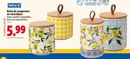Lidl WENKO Boîte de rangement en céramique offre