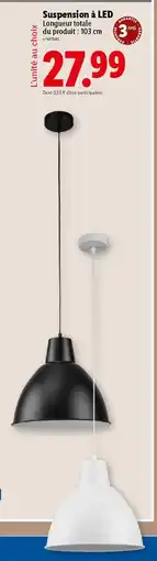 Lidl Suspension à LED offre