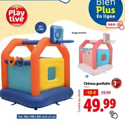 Lidl PLAYTIVE Château gonflable offre
