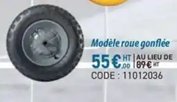 Loxam Modèle roue gonflée offre