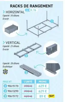 Loxam Racks de rangement offre
