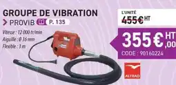 Loxam Groupe de vibration offre