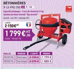 Loxam Bétonnières offre