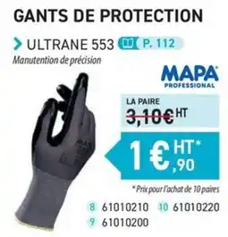 Loxam Gants de protection offre