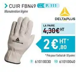 Loxam DELTAPLUS Cuir fbn49 offre