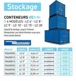 Loxam Conteneurs offre