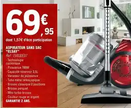 E.Leclerc ASPIRATEUR SANS SAC ELSAY offre