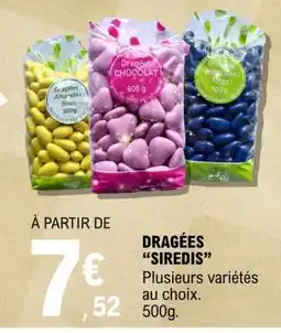 E.Leclerc DRAGÉES “SIREDIS” offre