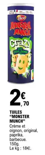 E.Leclerc Tuiles Monster Munch offre