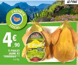 E.Leclerc Ti Poulet Jaune x2 'Kokoriko' offre
