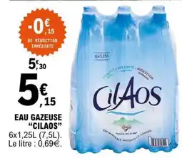 E.Leclerc Eau gazeuse 'Cilaos' offre