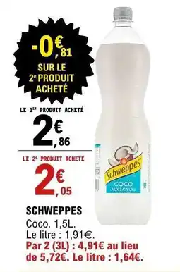 E.Leclerc Schweppes offre