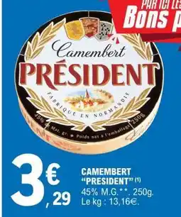 E.Leclerc Camembert Président offre
