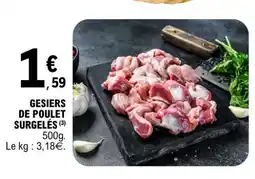 E.Leclerc GESIERS DE POULET SURGELÉS offre
