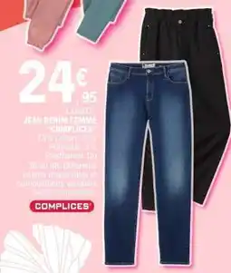 E.Leclerc JEAN DENIM FEMME COMPLICES offre