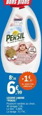 E.Leclerc LESSIVE LIQUIDE PERSIL offre