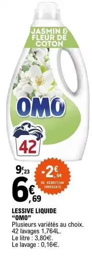 E.Leclerc LESSIVE LIQUIDE “OMO” offre