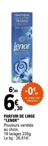 E.Leclerc Parfum de Linge Lenor offre