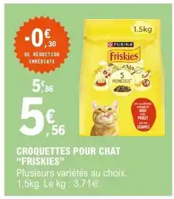 E.Leclerc Croquettes pour chat Friskies offre
