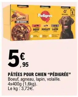 E.Leclerc PÂTÉES POUR CHIEN “PÉDIGRÉE” offre