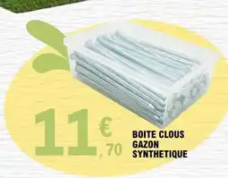 E.Leclerc BOITE CLOUS GAZON SYNTHETIQUE offre
