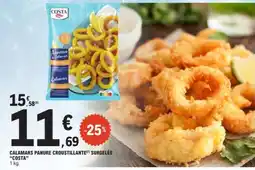 E.Leclerc CALAMARS PANURE CROUSTILLANTE SURGELÉS “COSTA” offre