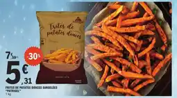 E.Leclerc FRITES DE PATATES DOUCES SURGELĂES PATRIGEL offre