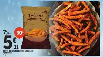 E.Leclerc FRITES DE PATATES DOUCES SURGELÉES PATRIGEL offre