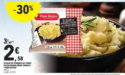 E.Leclerc ÉCRASÉ DE POMMES DE TERRE FAÇON GRAND-MÈRE SURGELÉE 'POM BISTRO' offre