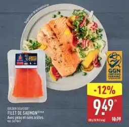 ALDI GOLDEN SEAFOOD FILET DE SAUMON offre