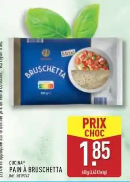 ALDI CUCINA PAIN À BRUSCHETTA offre