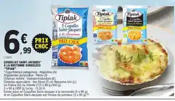 E.Leclerc Coquilles Saint-Jacques À La Bretonne Surgelées Tipiak offre