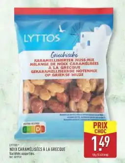 ALDI LYTTOS NOIX CARAMÉLISÉES À LA GREQUE offre