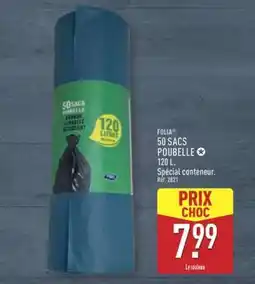 ALDI 50 SACS POUBELLE offre