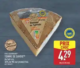 ALDI PAYS GOURMAND TOMME DE SAVOIE offre