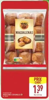 ALDI TESOROS DEL SUR MADELEINES ESPAGNOLES offre