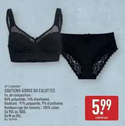 ALDI SOUTIENS-GORGE OU CULOTTES offre