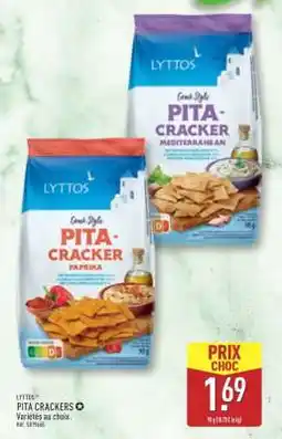 ALDI LYTTOS PITA CRACKERS offre